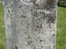 Susannah Peak Headstone