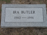 Ira Clint Butler’s Headstone