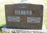 Gustave and Martha Heise Headstone