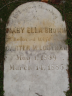 Mary Ella Brown Louthan Headstone