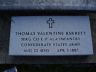 Tombstone - Thoams Valentine Barrett