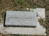 Martha A Stubbs Chaney Head Stone