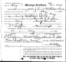 Kenneth R. & Daisy (Johnson nee Torwick) Ruffner Marriage Certificate