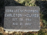 Cora Lee McPherson headstone