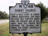 Christ Church Historical Marker