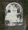 Melissa Rutledge 1842 Headstone