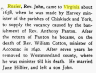 John Rozier-Rosier I b 1938 m Hillier Oct 1657 In westmoreland had son john