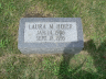 Laura M Hoier gravestone