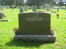 Headstone Fred Rasmus Hansen and Clara E Nielson-Nelson Hanson