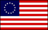 13 Star Flag - Designates Revolutionary War Service