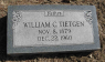 William C Tietgen gravestone