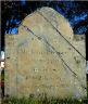 Rebecca Wheeler Plummer and John Plummer gravestone